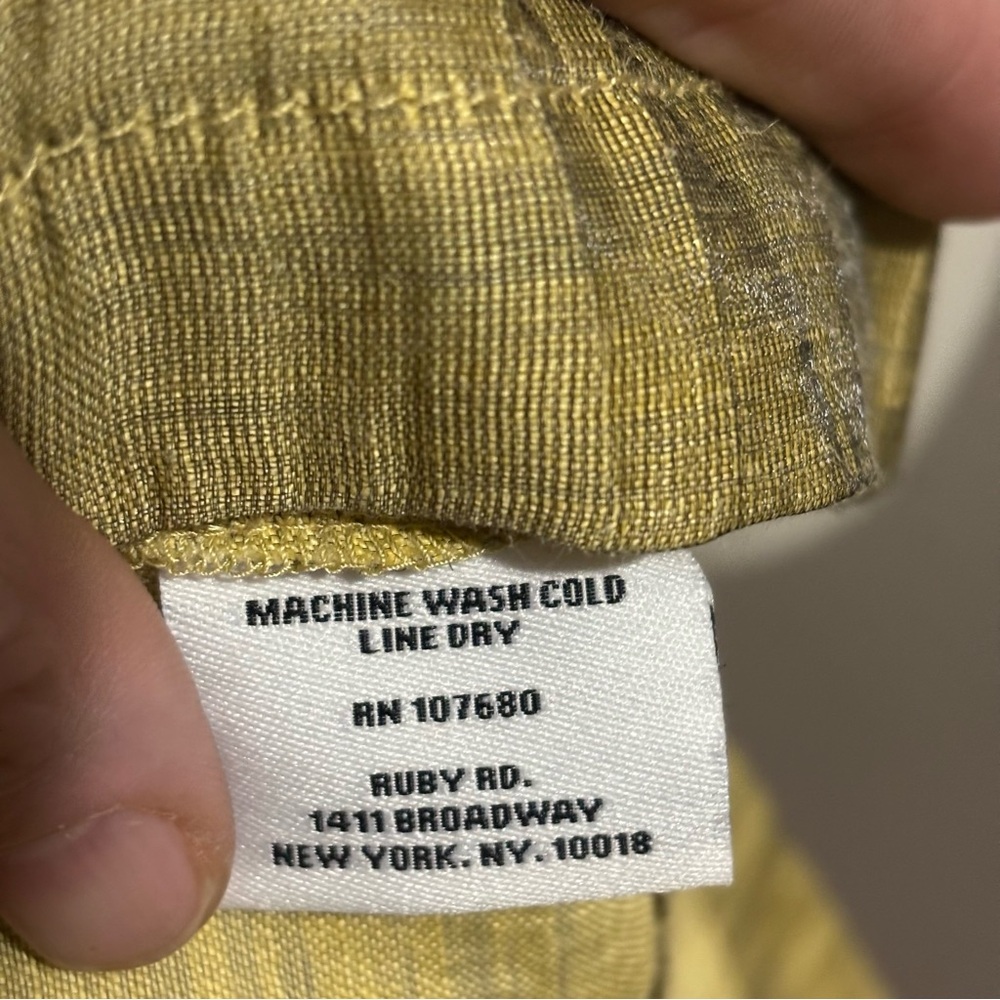 Ruby Rd Green Metallic Utility Jacket Size 6 Boho… - image 8